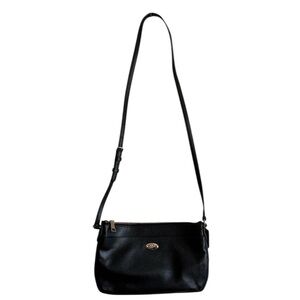 Coach Black Crossbody Leather Purse